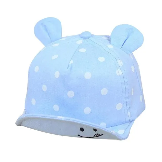 2019 Dot Baby Caps smile Girl Boys Cap