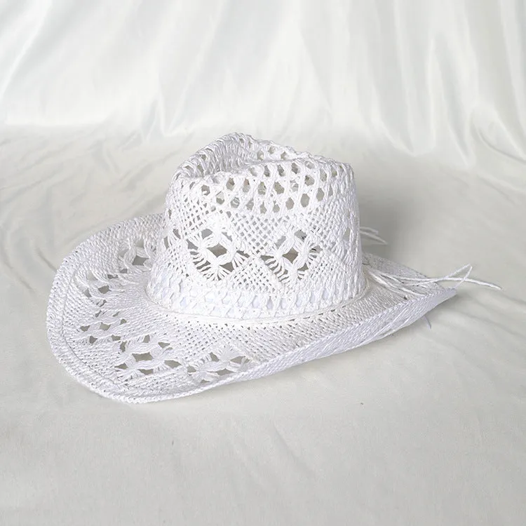 Ashore Western Cowboy Handmade Cowboy Hats Summer Straw hats