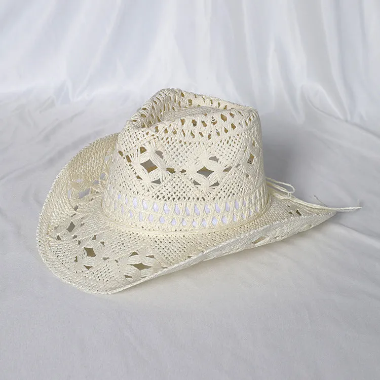 Ashore Western Cowboy Handmade Cowboy Hats Summer Straw hats