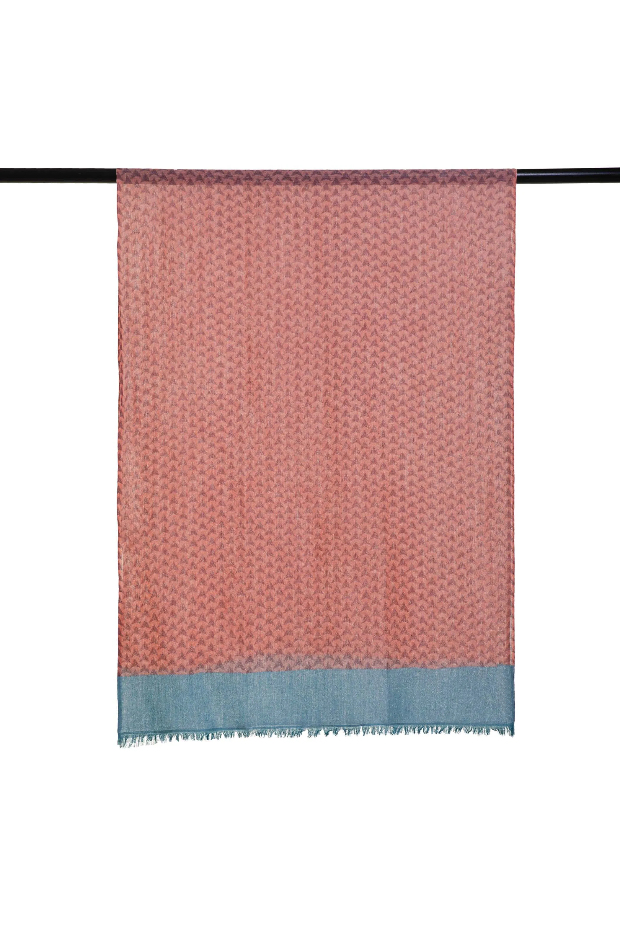 Block Printed Tile | Linen Scarf