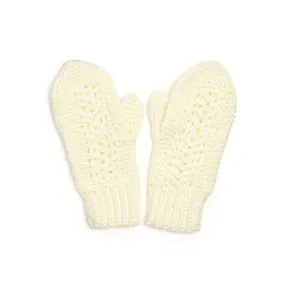 Caron Crochet Faux Cables Mittens