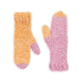 Caron Fun to Make Crochet Mittens