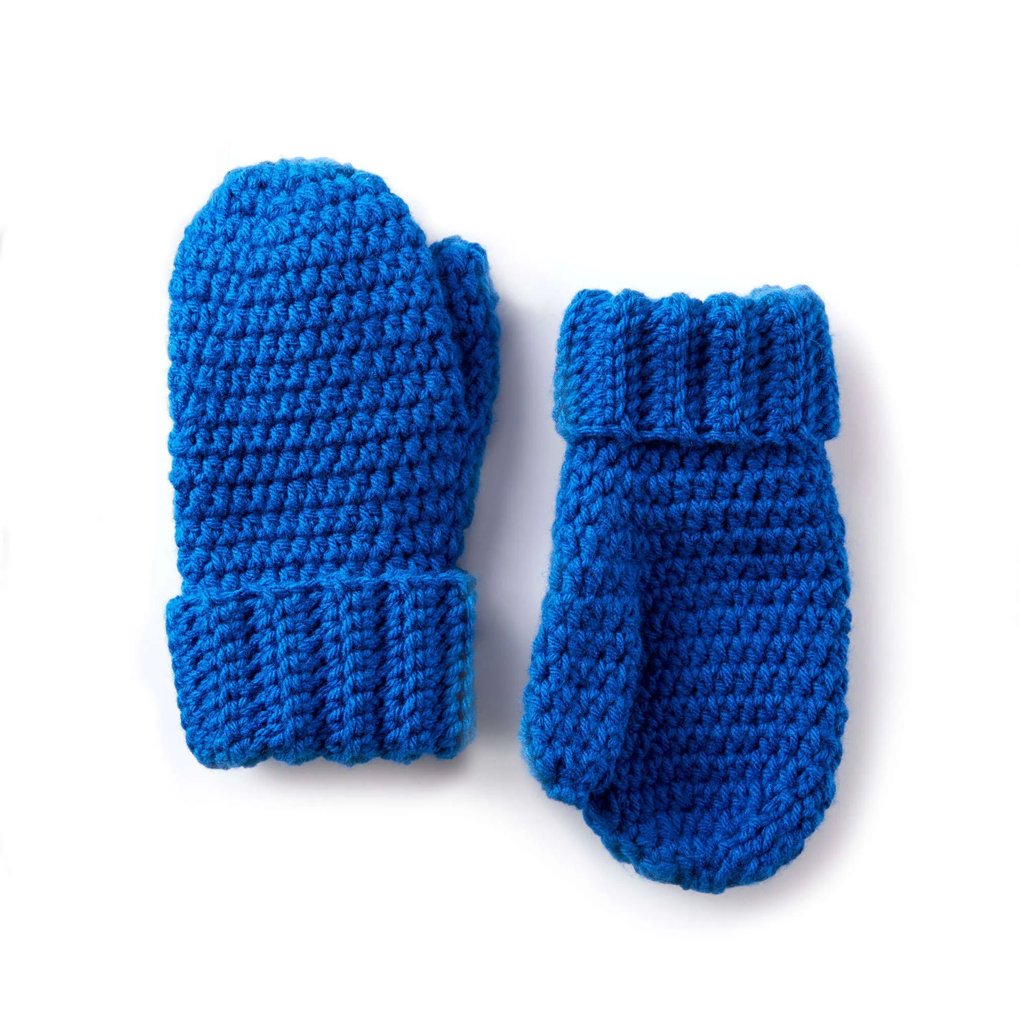 Caron Hands Full Crochet Mittens