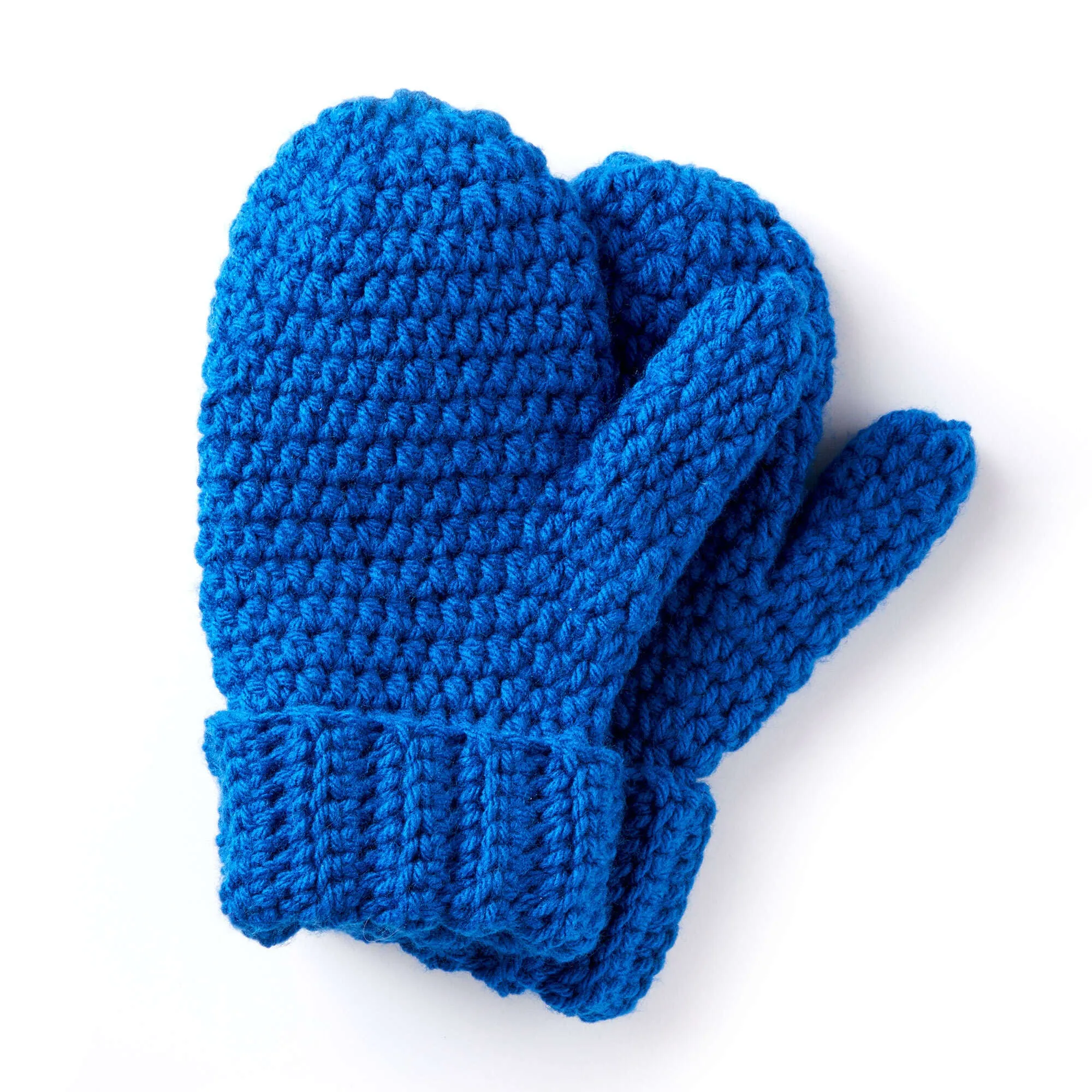 Caron Hands Full Crochet Mittens