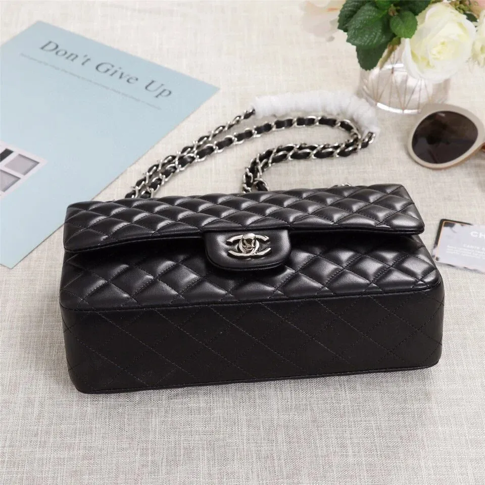 Chanel Classic Double Flap 25 Shoulder Bag Black