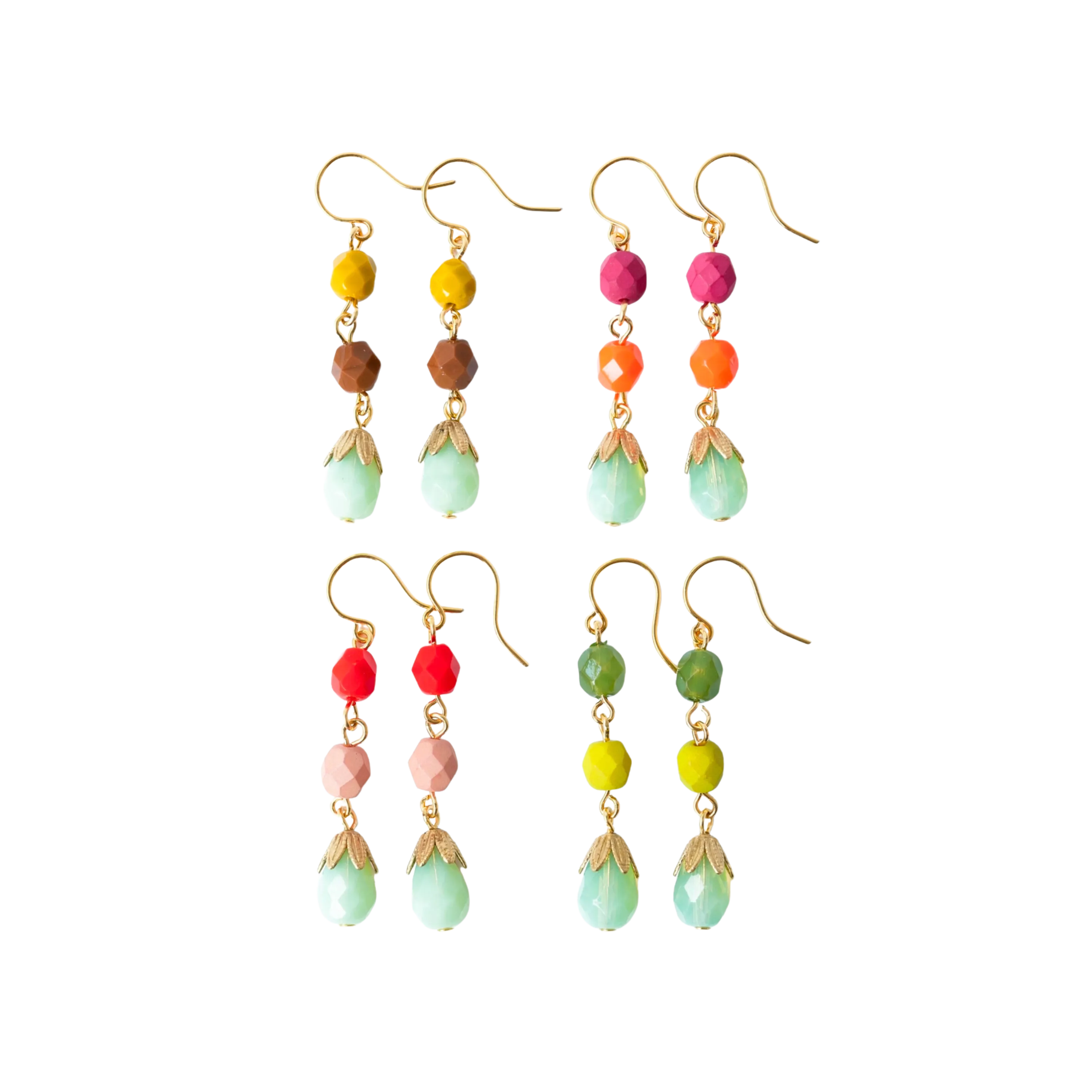 Colorful Beaded Earrings