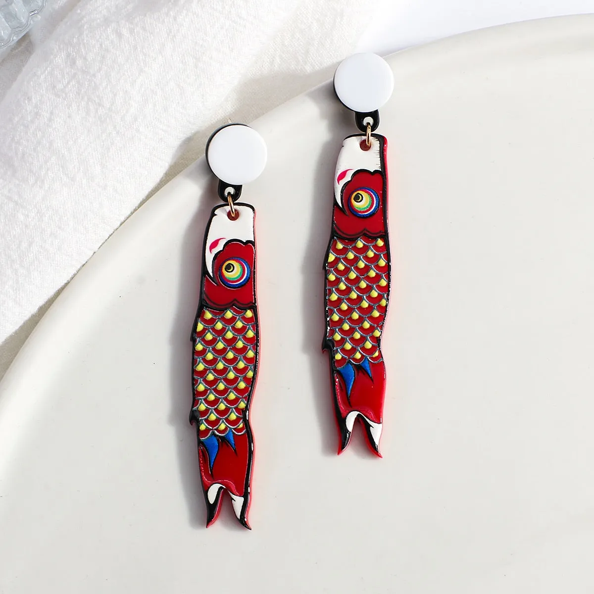 Colorful Japanese Earrings