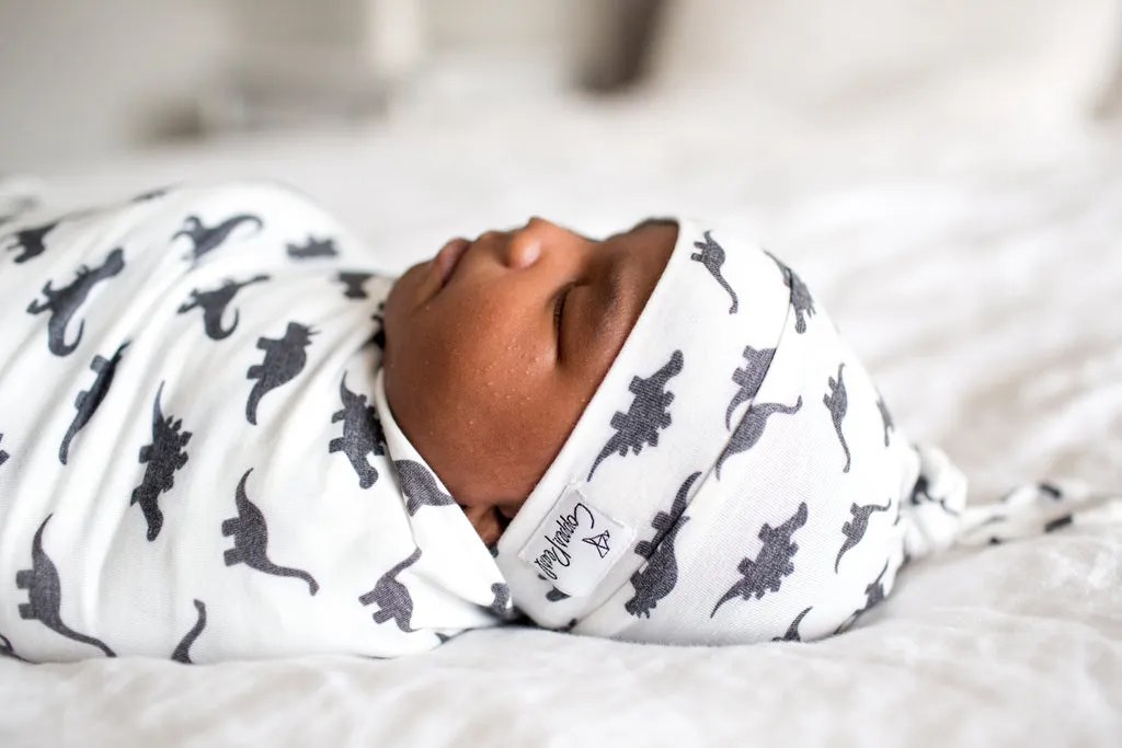 Copper Pearl Newborn Top Knot Hat | Wild