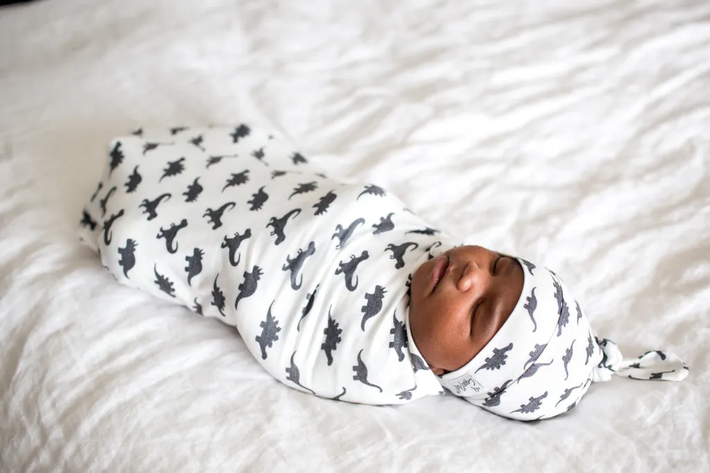 Copper Pearl Newborn Top Knot Hat | Wild