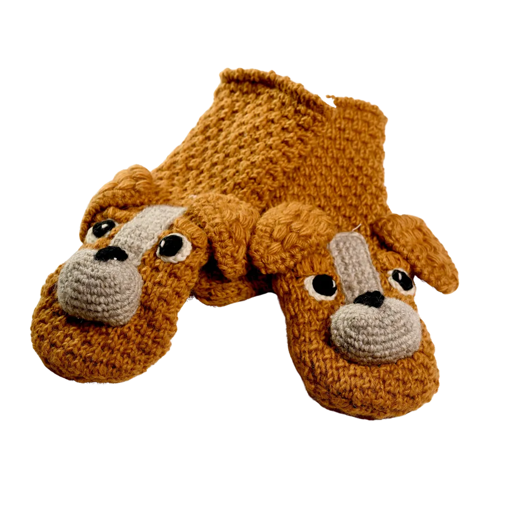 Crochet Lucy Puppy Mittens