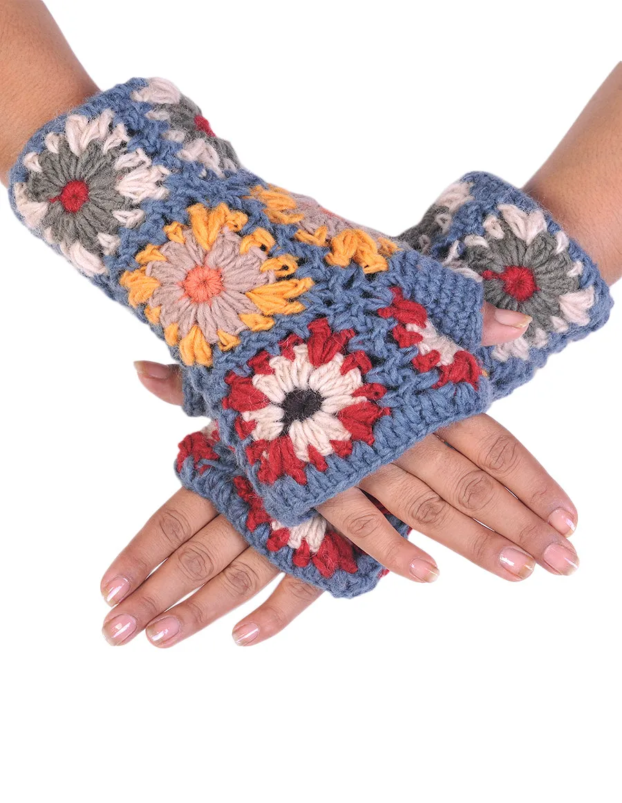 Crochet Woolen Handwarmer