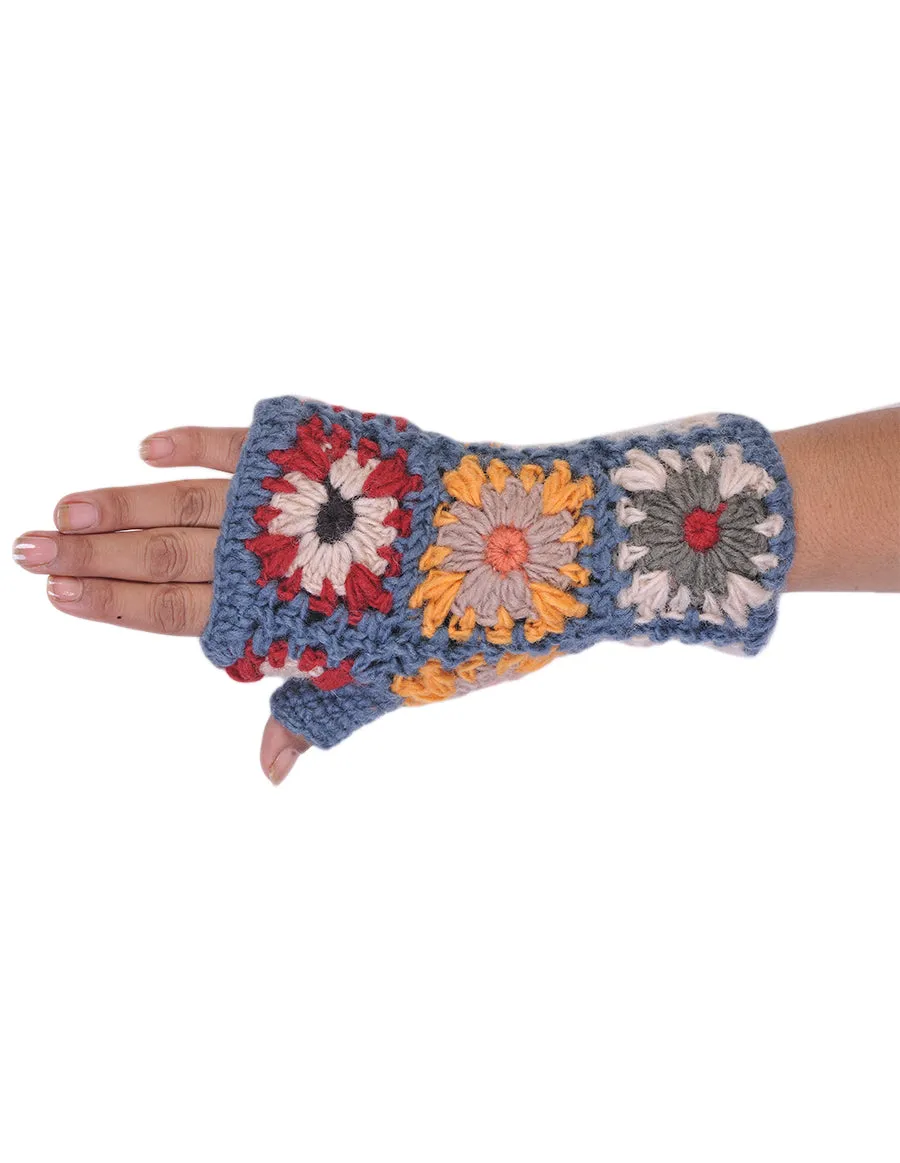 Crochet Woolen Handwarmer