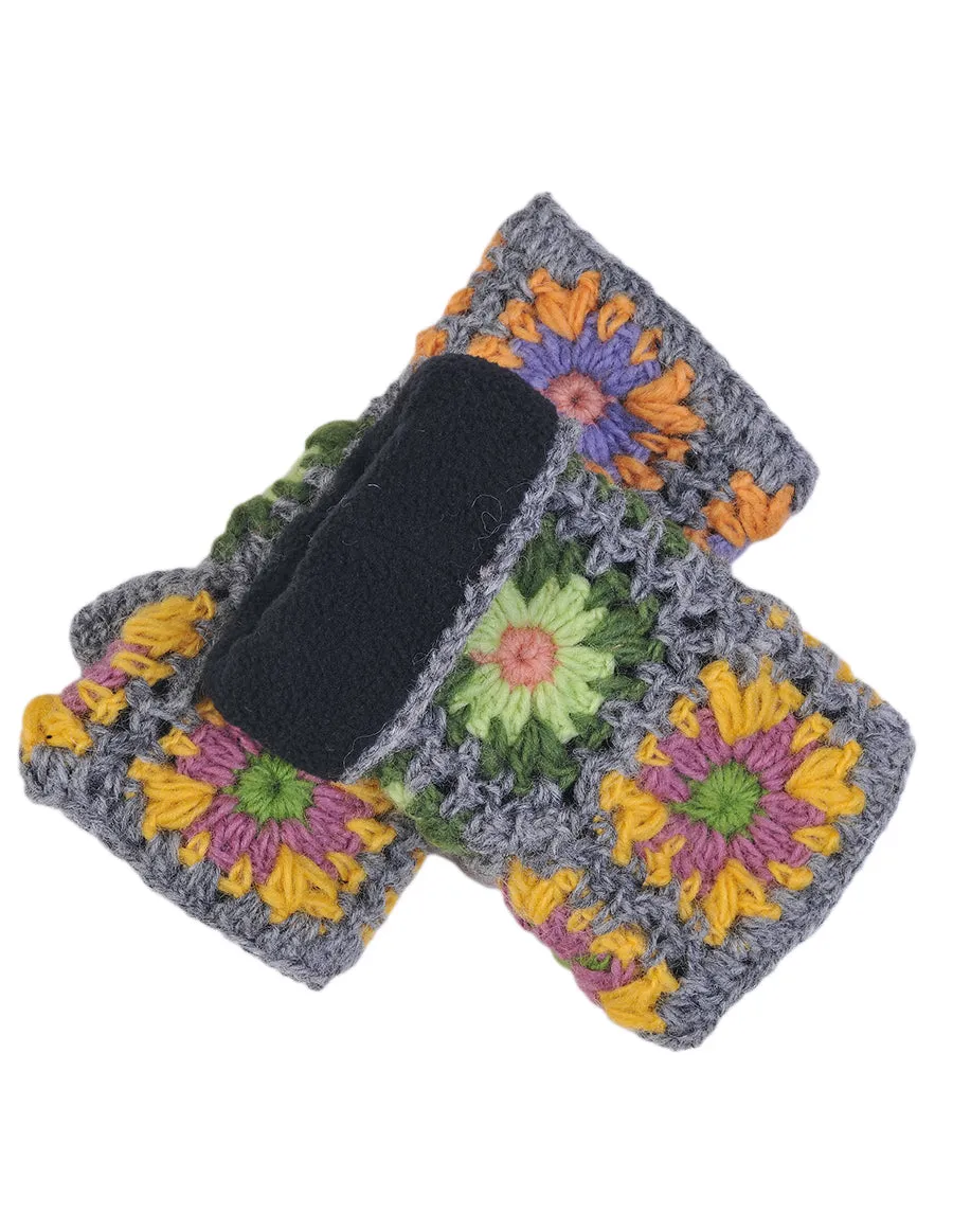 Crochet Woolen Handwarmer