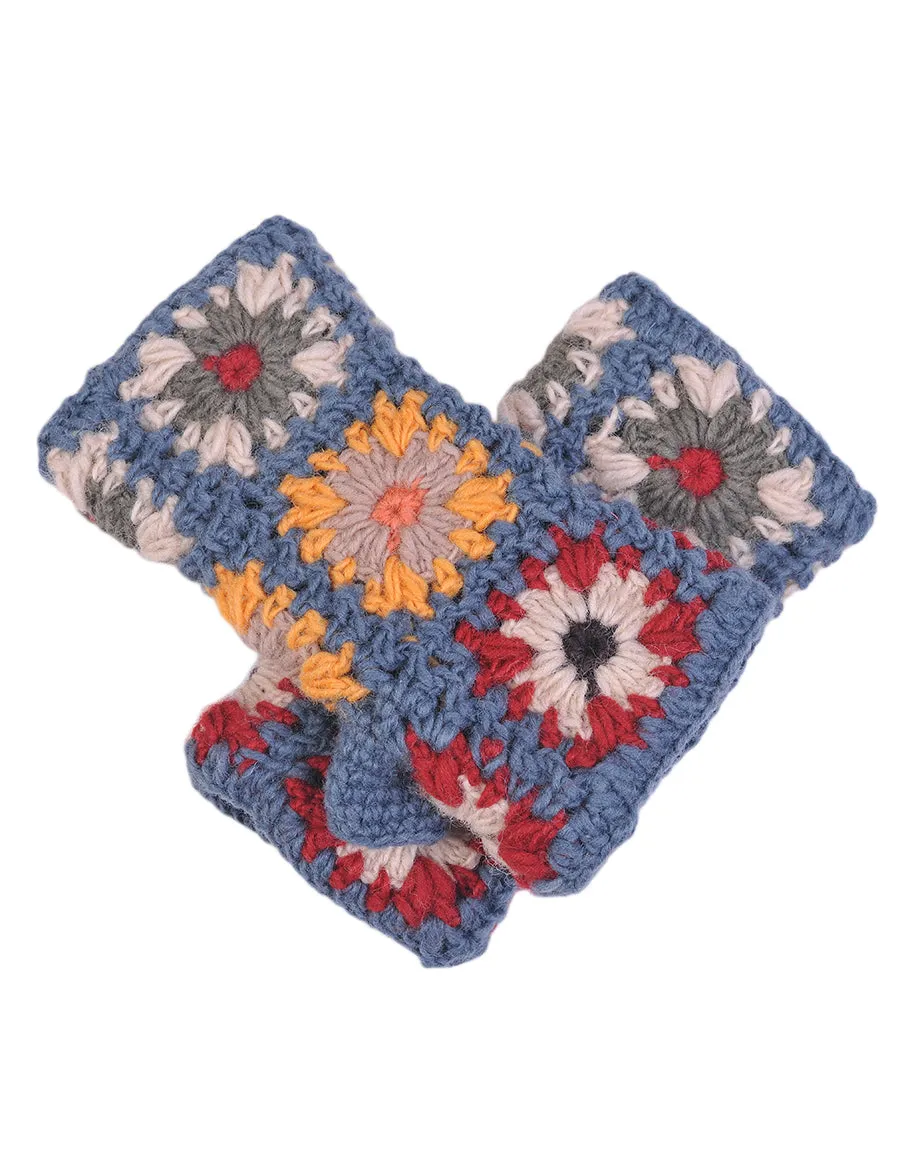 Crochet Woolen Handwarmer