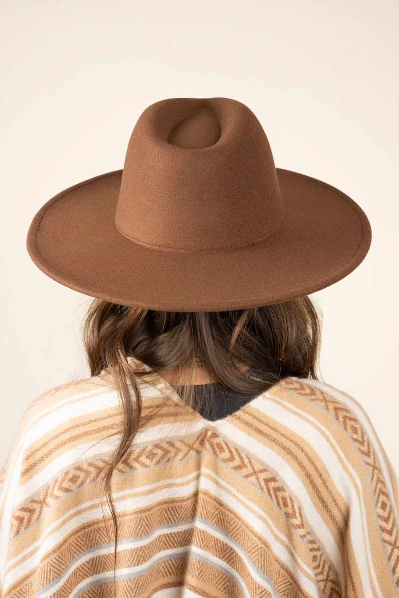 Desperado Felt Hat, Brown