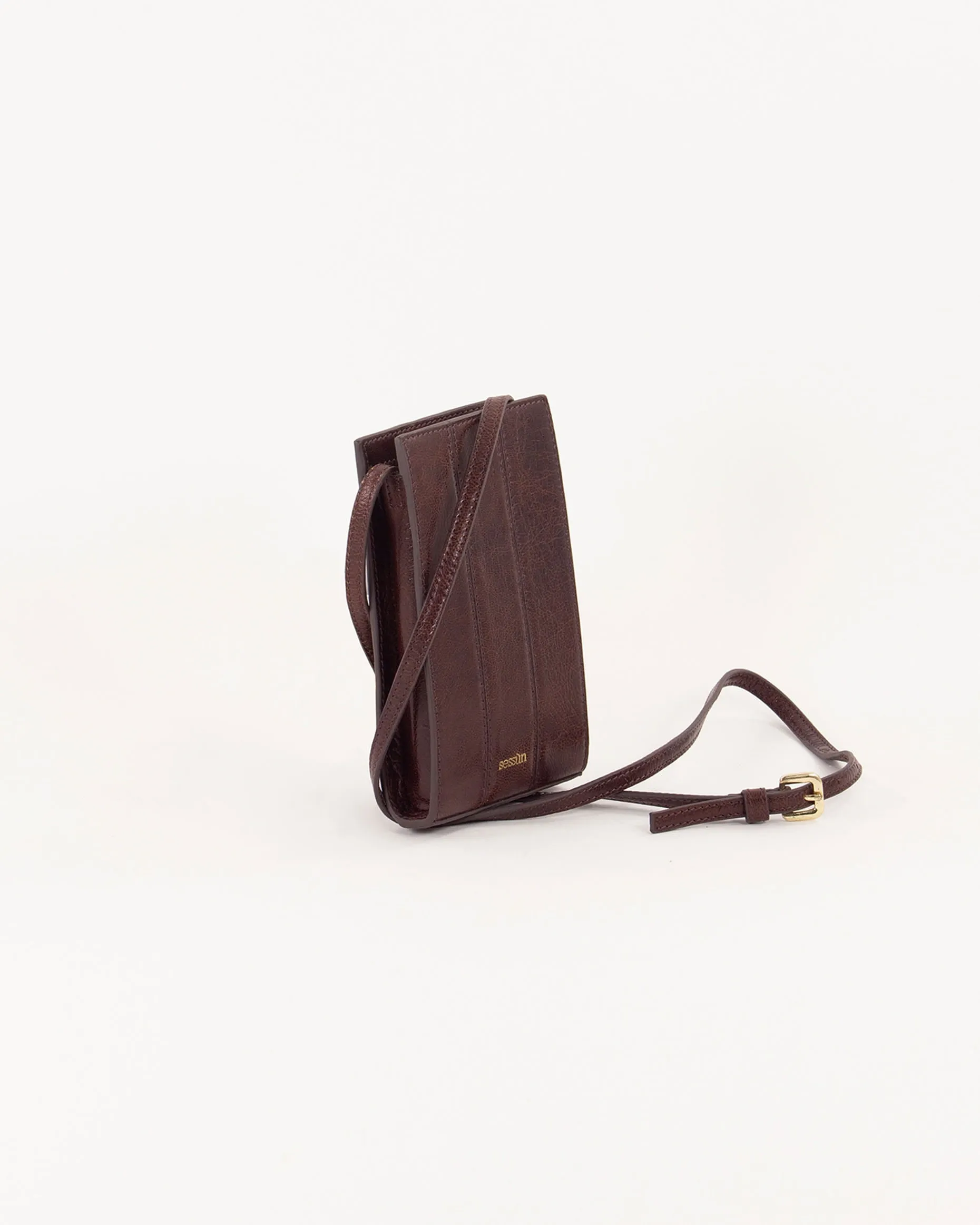 Faraphone Leather Phone Case in Whisky Brown