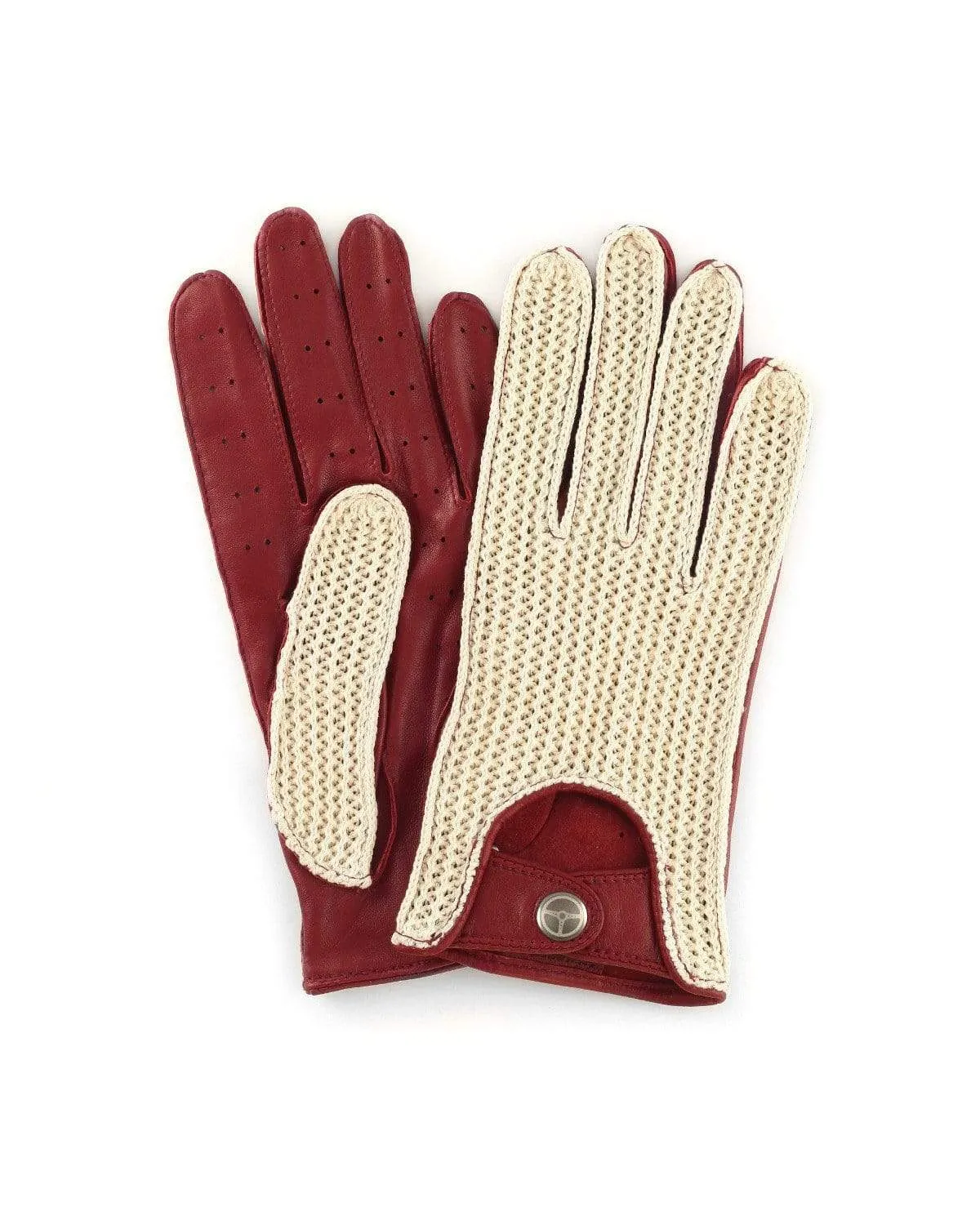 HERITAGE - Stringback Driving Gloves - Red