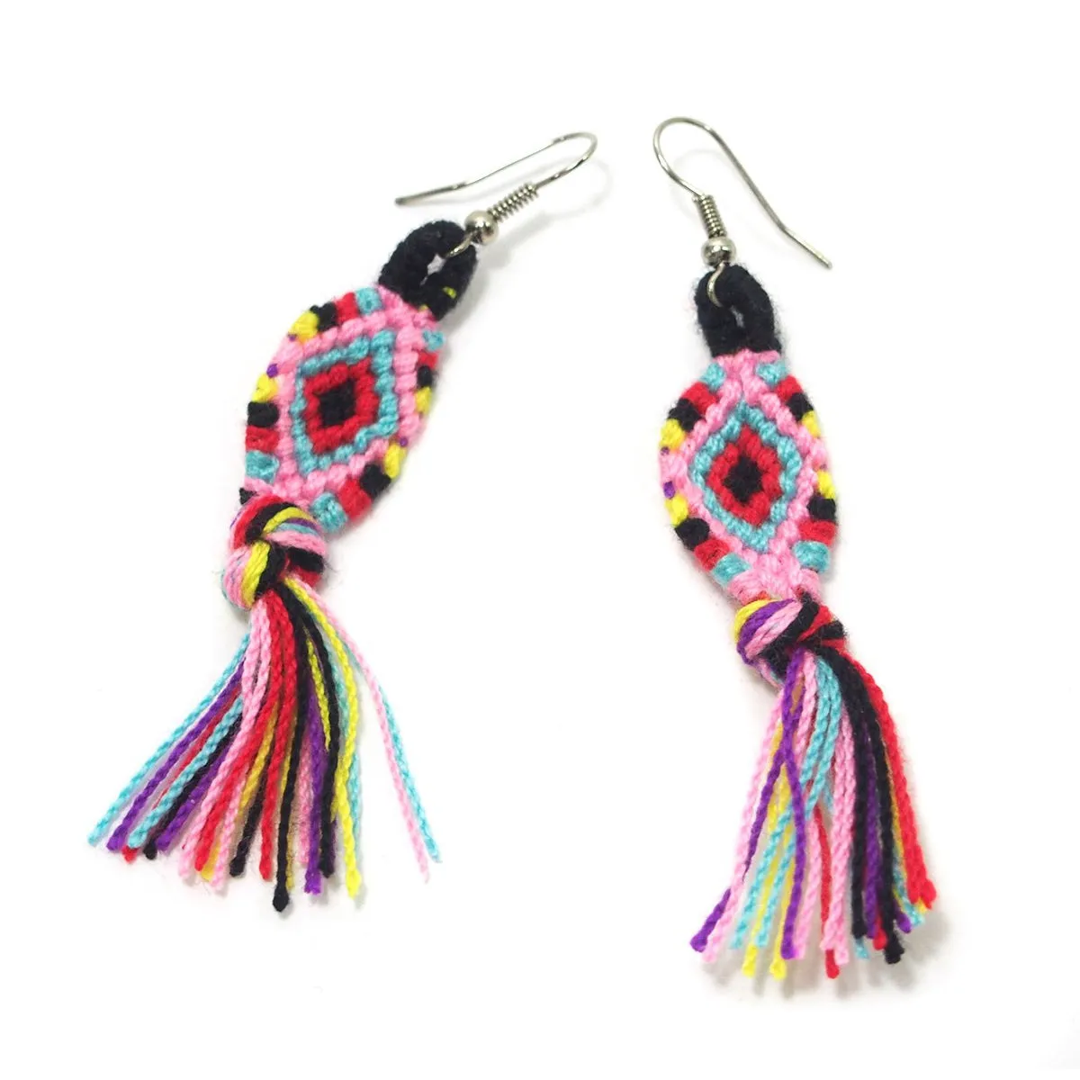 Hilltribe Crocheted Earrings, A