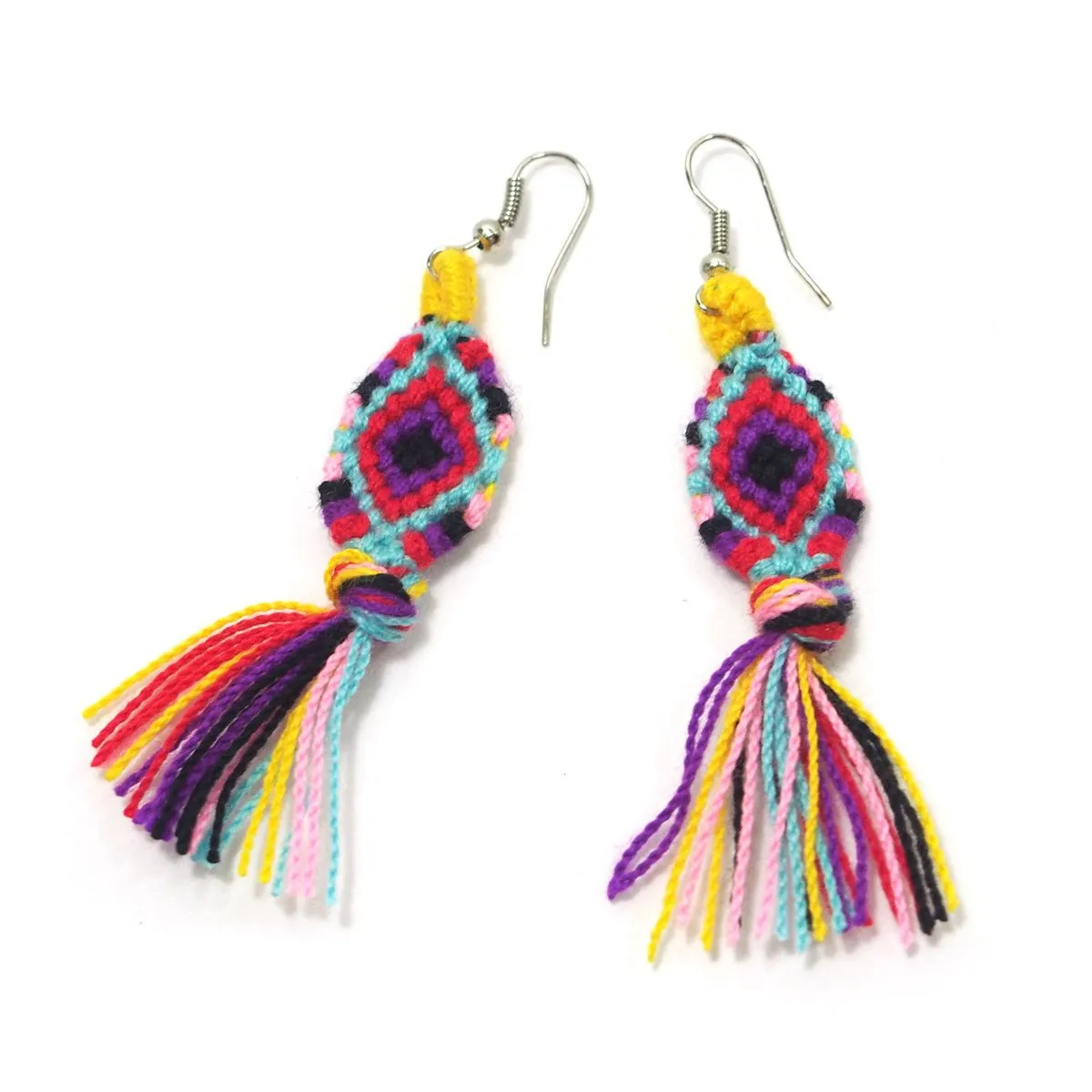 Hilltribe Crocheted Earrings, A