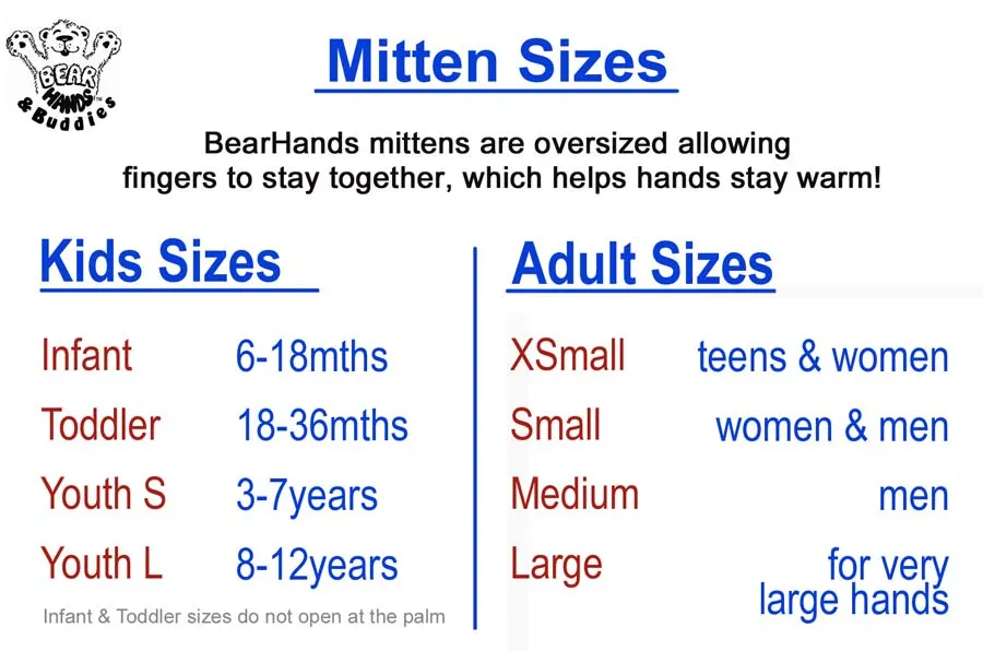 Infant & Toddler Brown Fleece Mittens