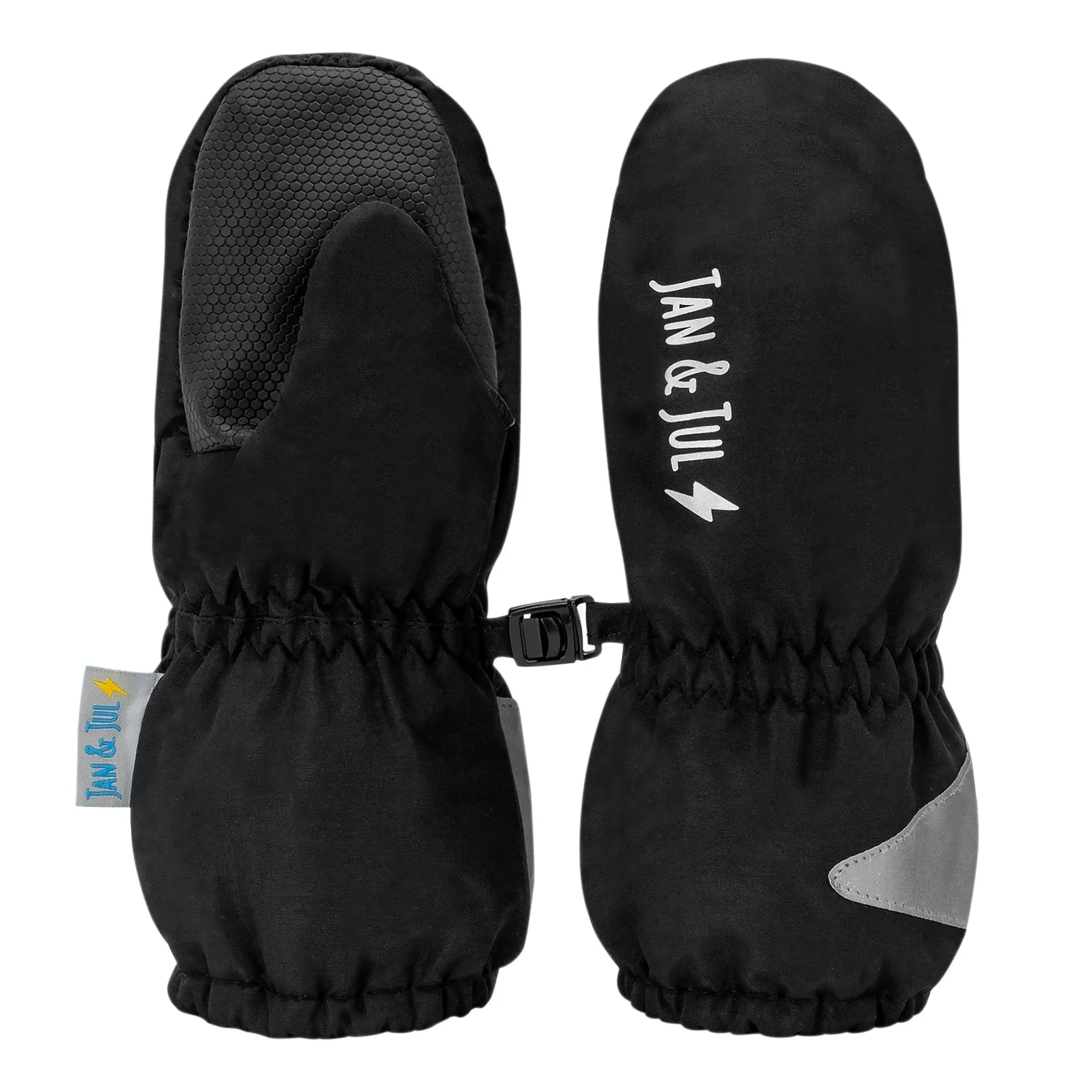 Jan & Jul Waterproof Rain Mittens - Black