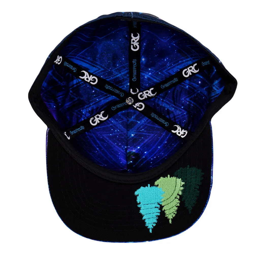 Laser Camp Navy Fitted Hat by Grassroots California