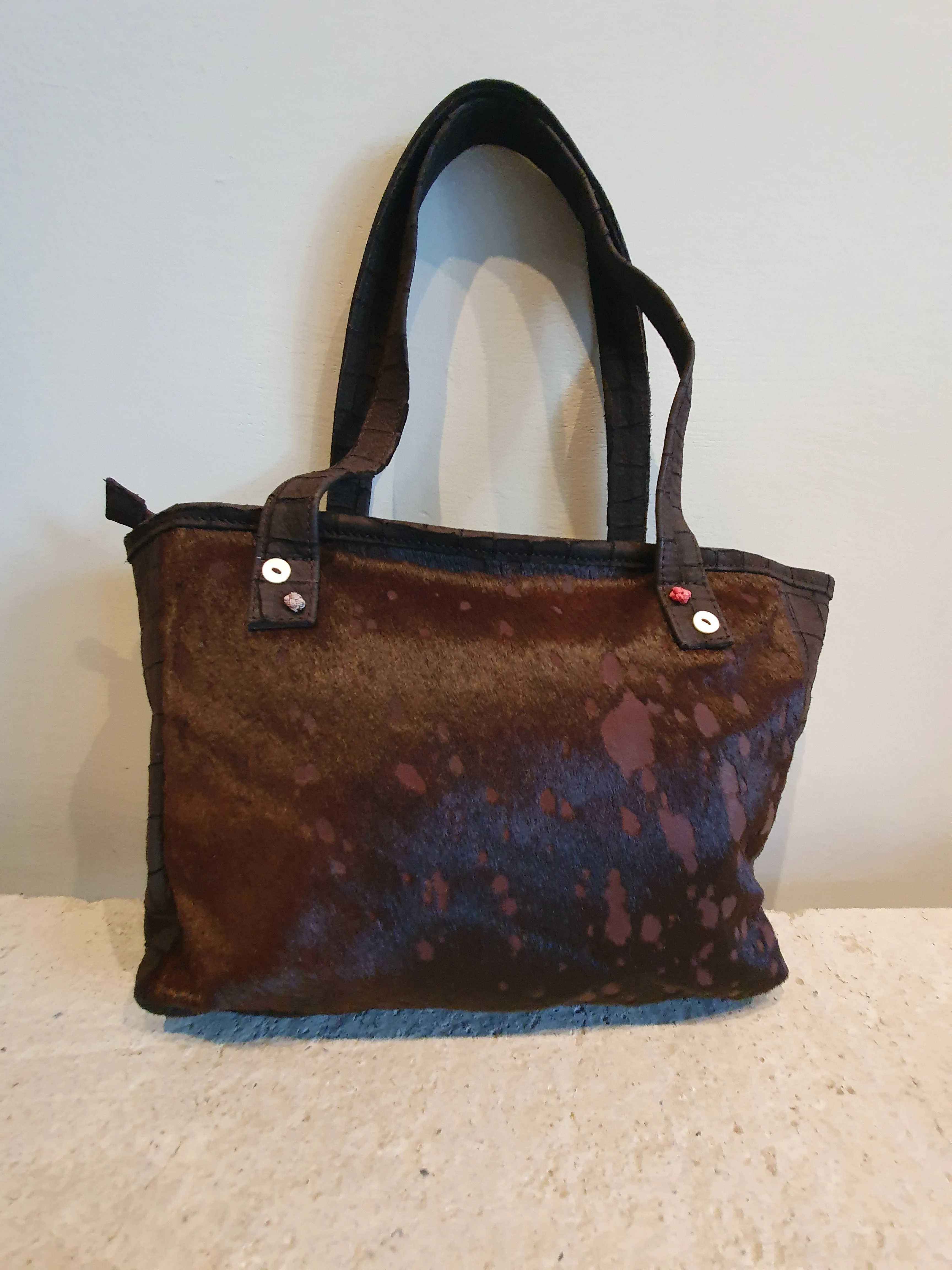 leather &fabric bags NORA