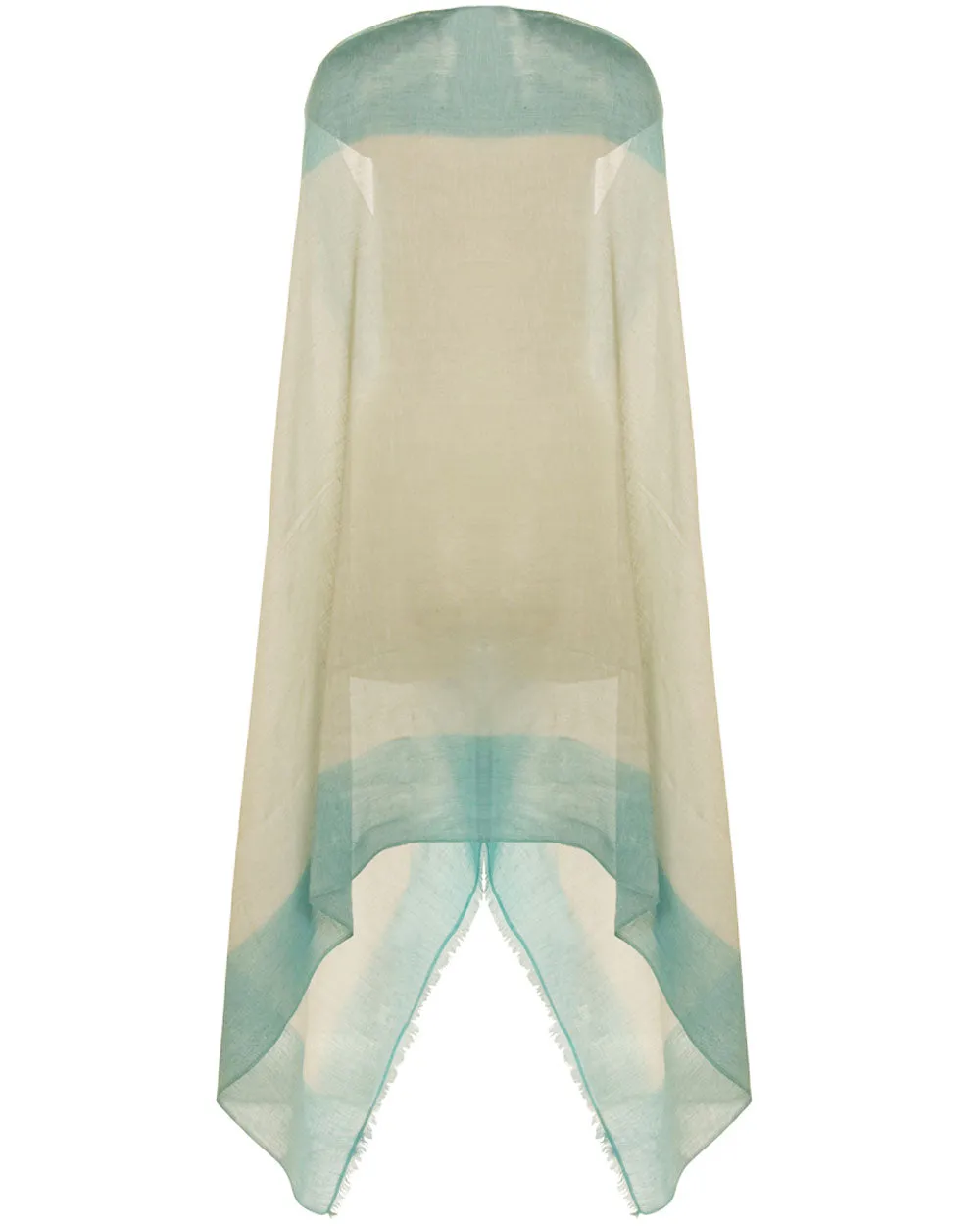 Linen Scarf in Light Blue