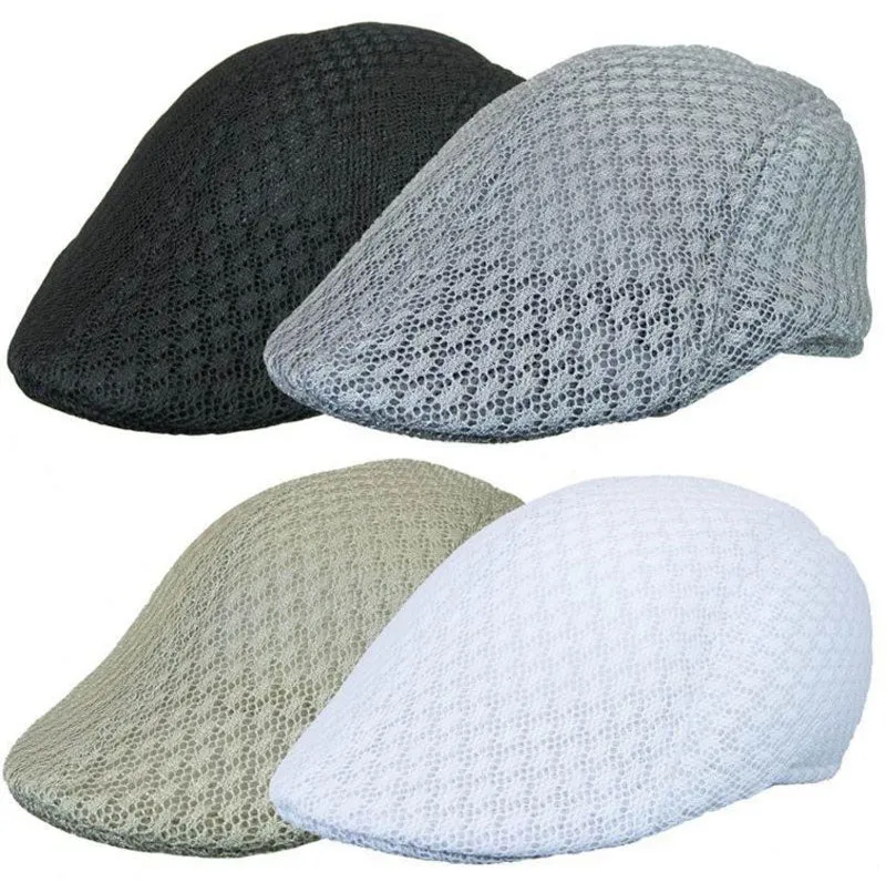 Men Summer Mesh Newsboy Hats Wholesale