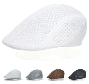 Men Summer Mesh Newsboy Hats Wholesale