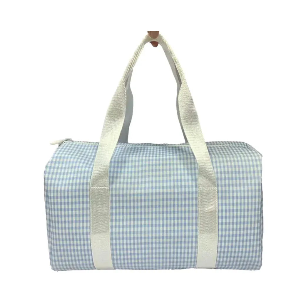 Mist Gingham Mini Packer Duffle