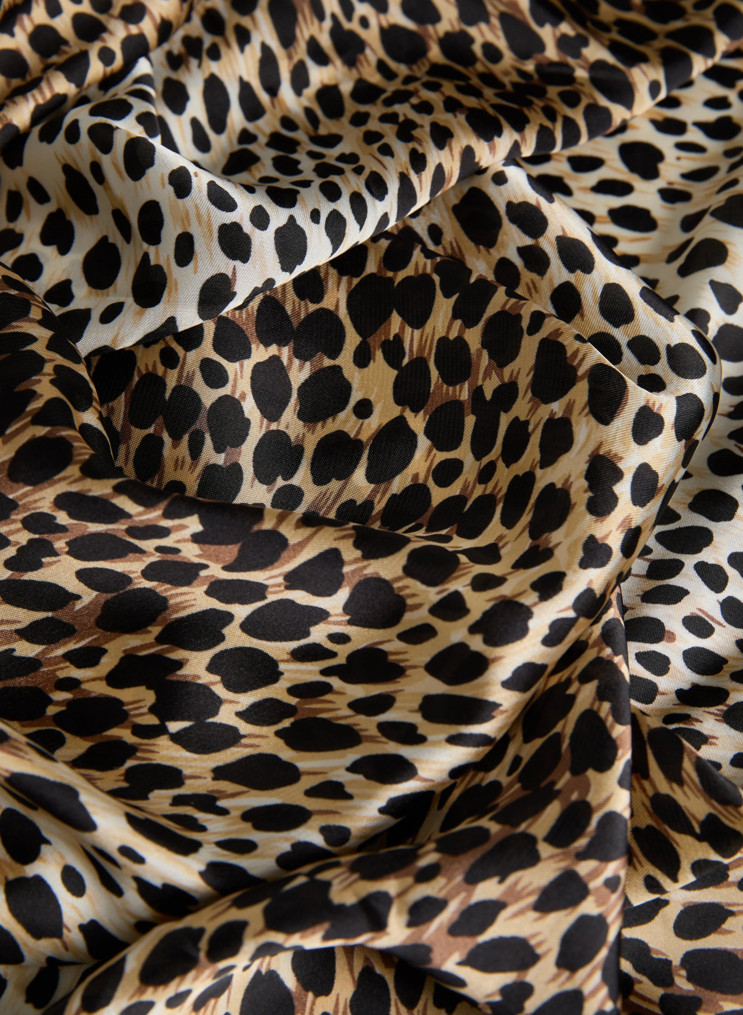 Mixed Leopard Print Scarf