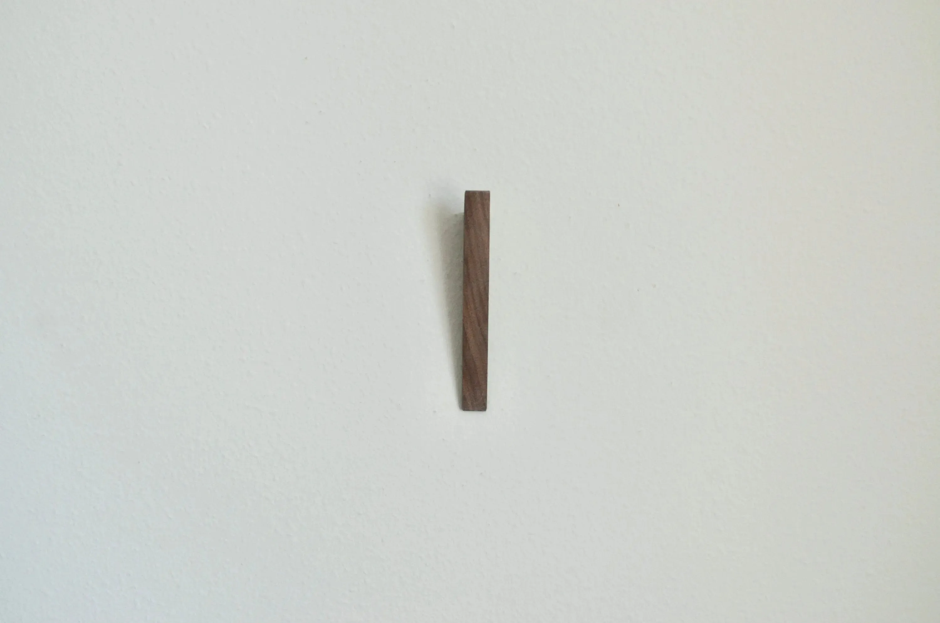 Modern Contracted Triangle Wooden Hooks, Single Organizer, Hat Rack, Towel Hook - Natural - Walnut