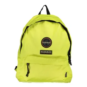 Napapijri Yellow Cotton Men Backpack