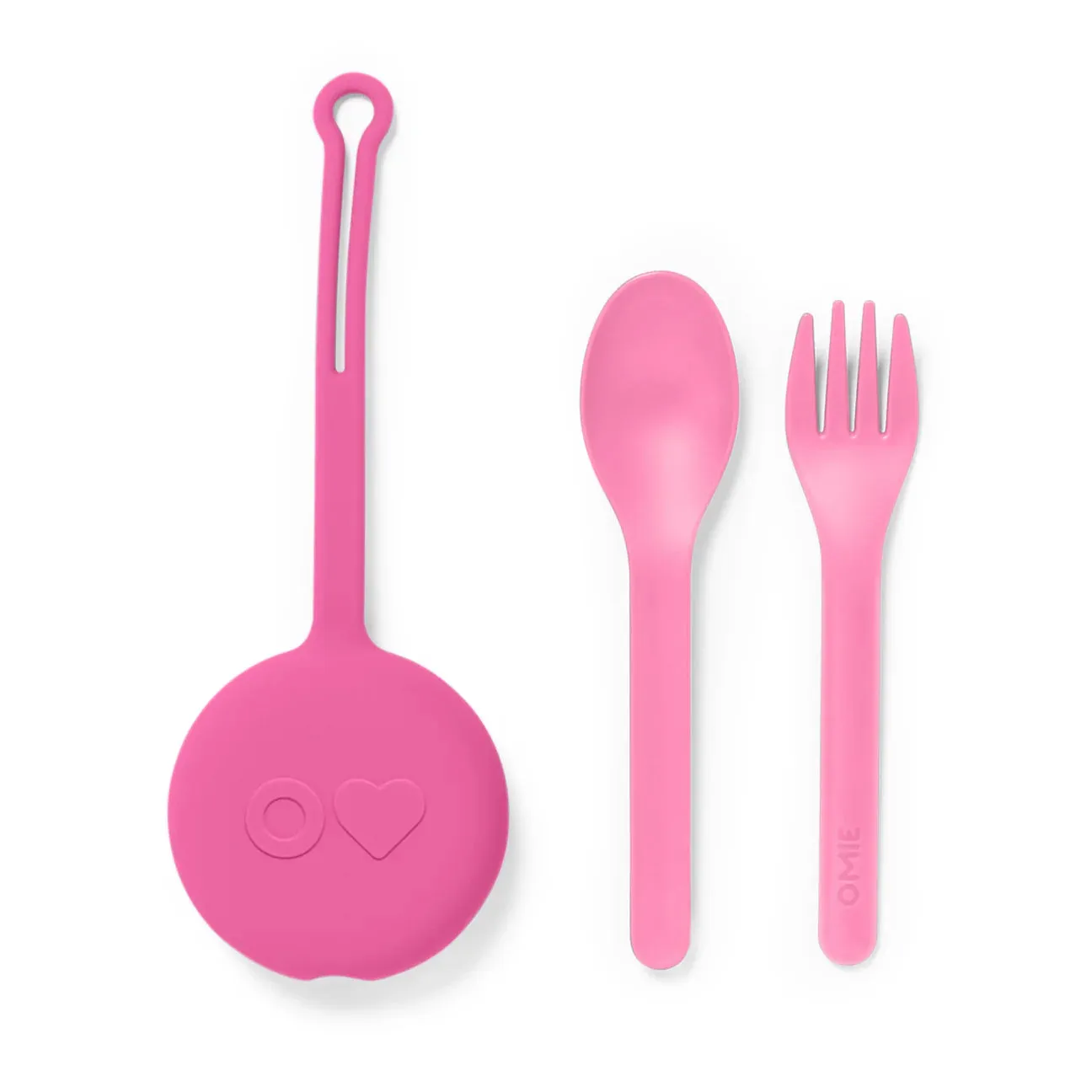 Omie OmiePod 3 Pec Cutlery Set -Bubble Pink