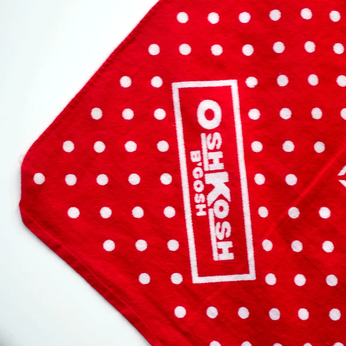 OshKosh B'Gosh Red & White Polka Dot Cotton Bandana Scarf