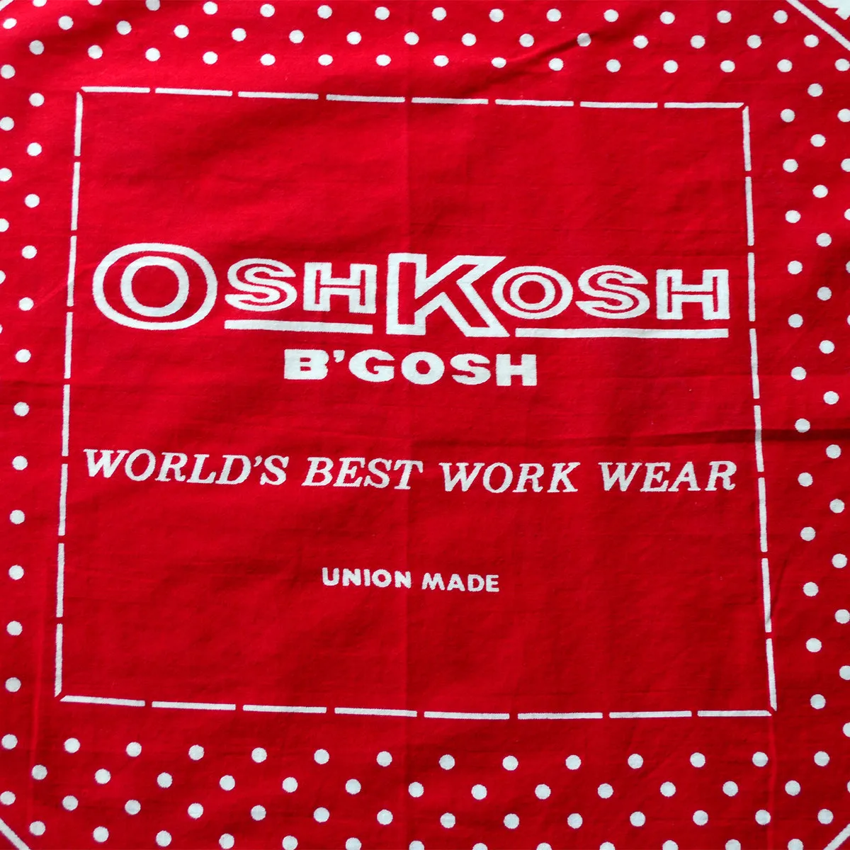 OshKosh B'Gosh Red & White Polka Dot Cotton Bandana Scarf