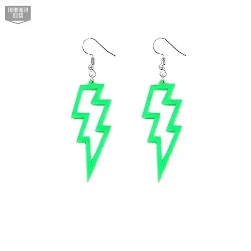 Popular Retro Fashion 80s Neon Drop Earrings