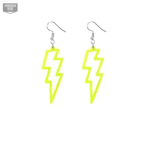 Popular Retro Fashion 80s Neon Drop Earrings