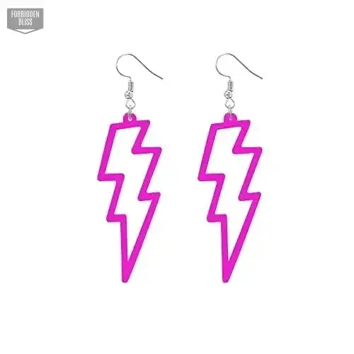 Popular Retro Fashion 80s Neon Drop Earrings