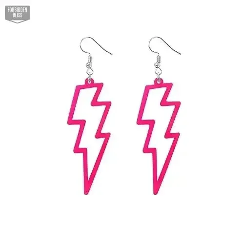 Popular Retro Fashion 80s Neon Drop Earrings