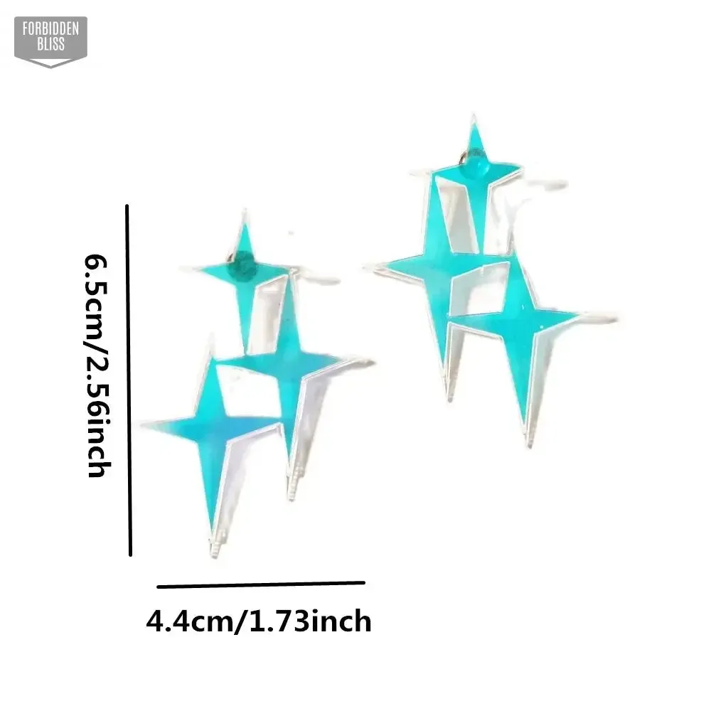 Rainbow Star Earrings