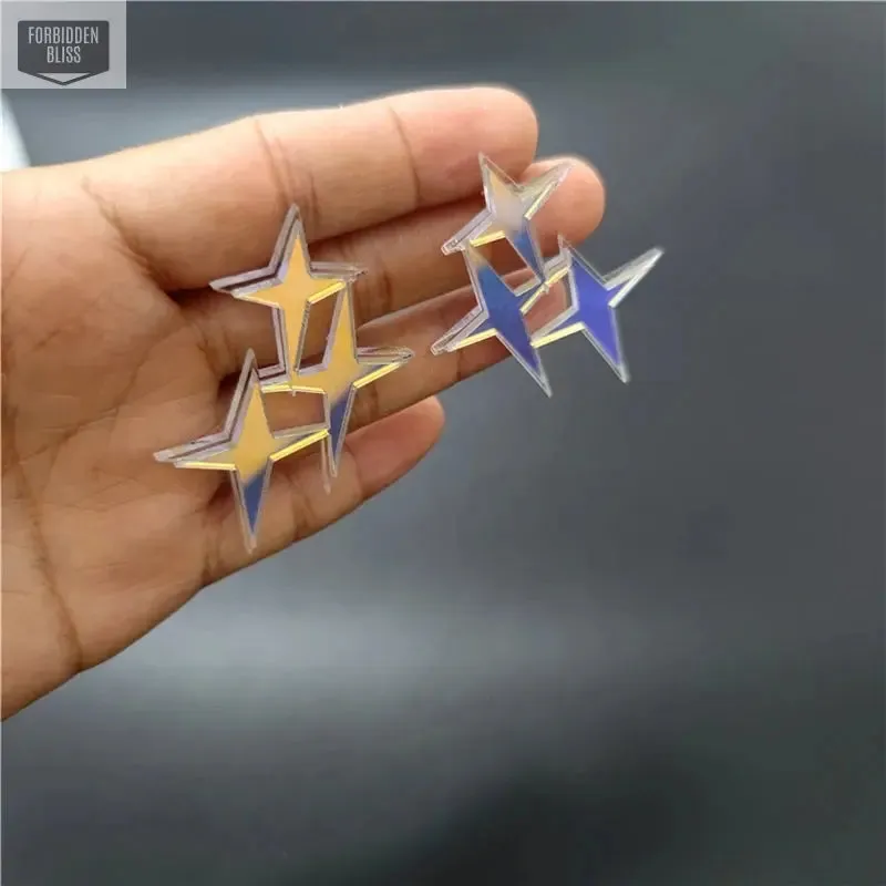 Rainbow Star Earrings