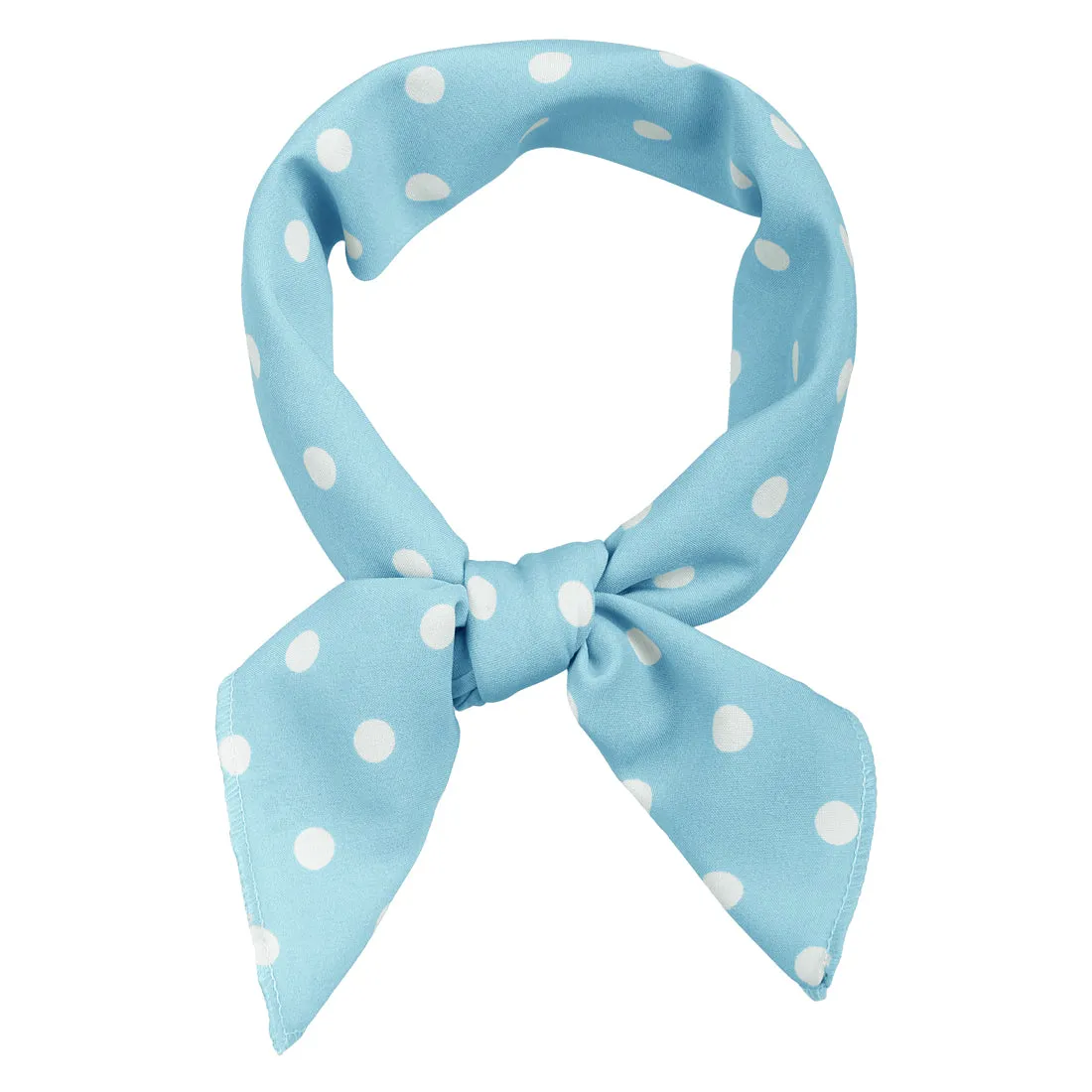 Retro Polka Dots Square Scarf Head Neck Scarves Kerchief Neckerchief