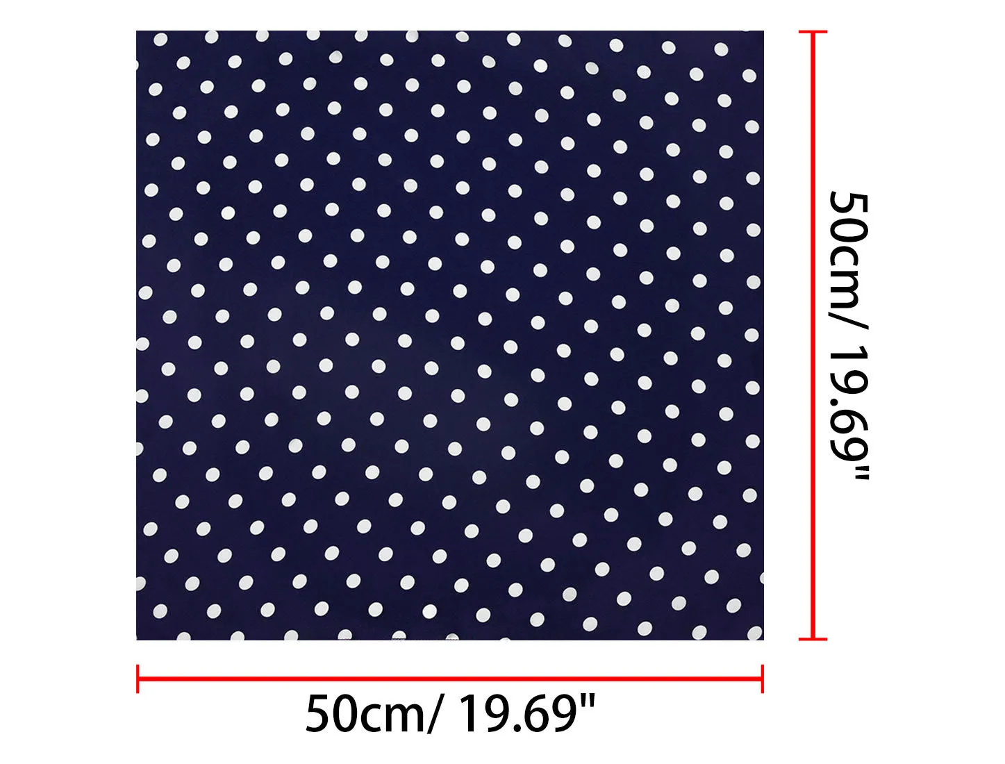 Retro Polka Dots Square Scarf Head Neck Scarves Kerchief Neckerchief