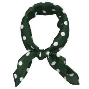 Retro Polka Dots Square Scarf Head Neck Scarves Kerchief Neckerchief