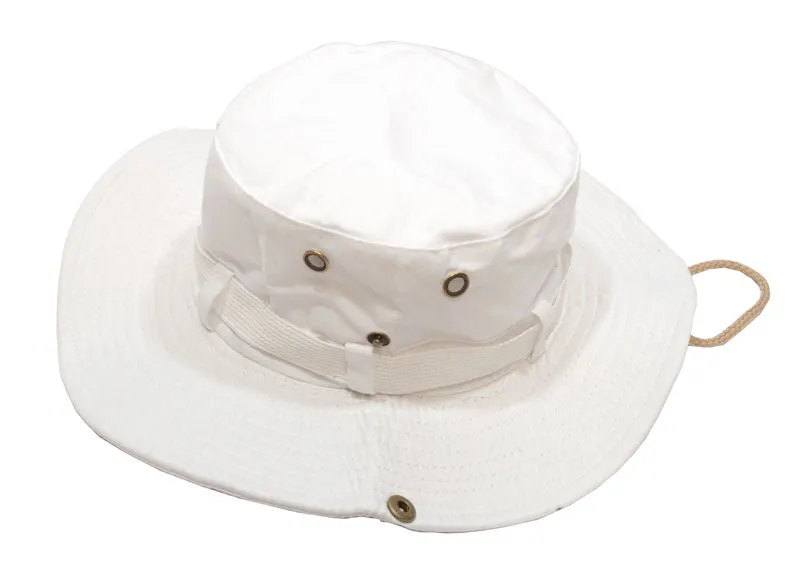 Solid Color Bucket Hat with Flap Neck Cover