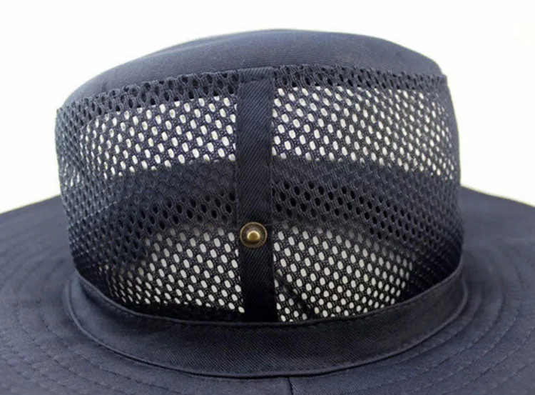 Solid Color Mesh Boonie Hats