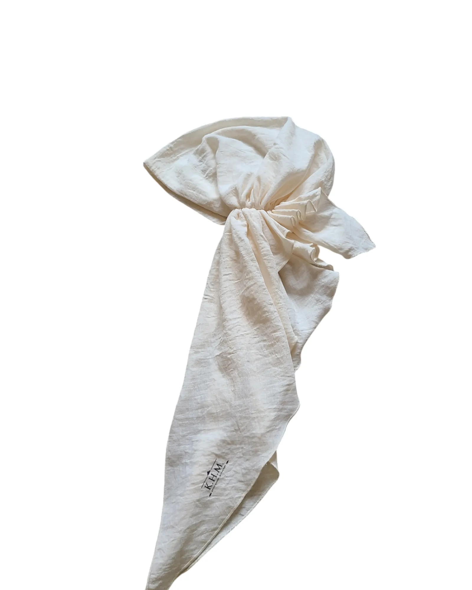 Solid Linen Adjustable Pretied Scarf