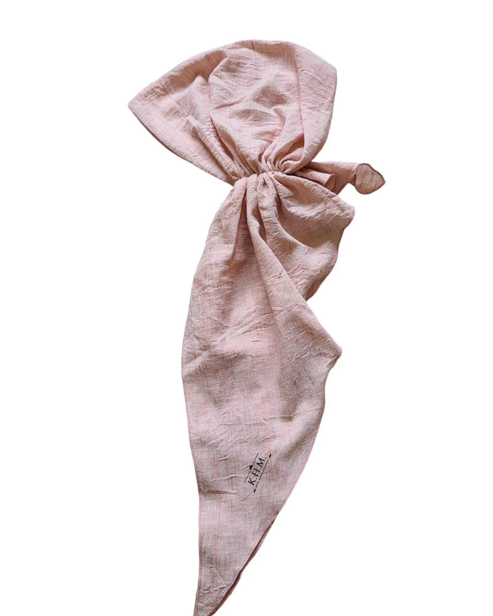 Solid Linen Adjustable Pretied Scarf